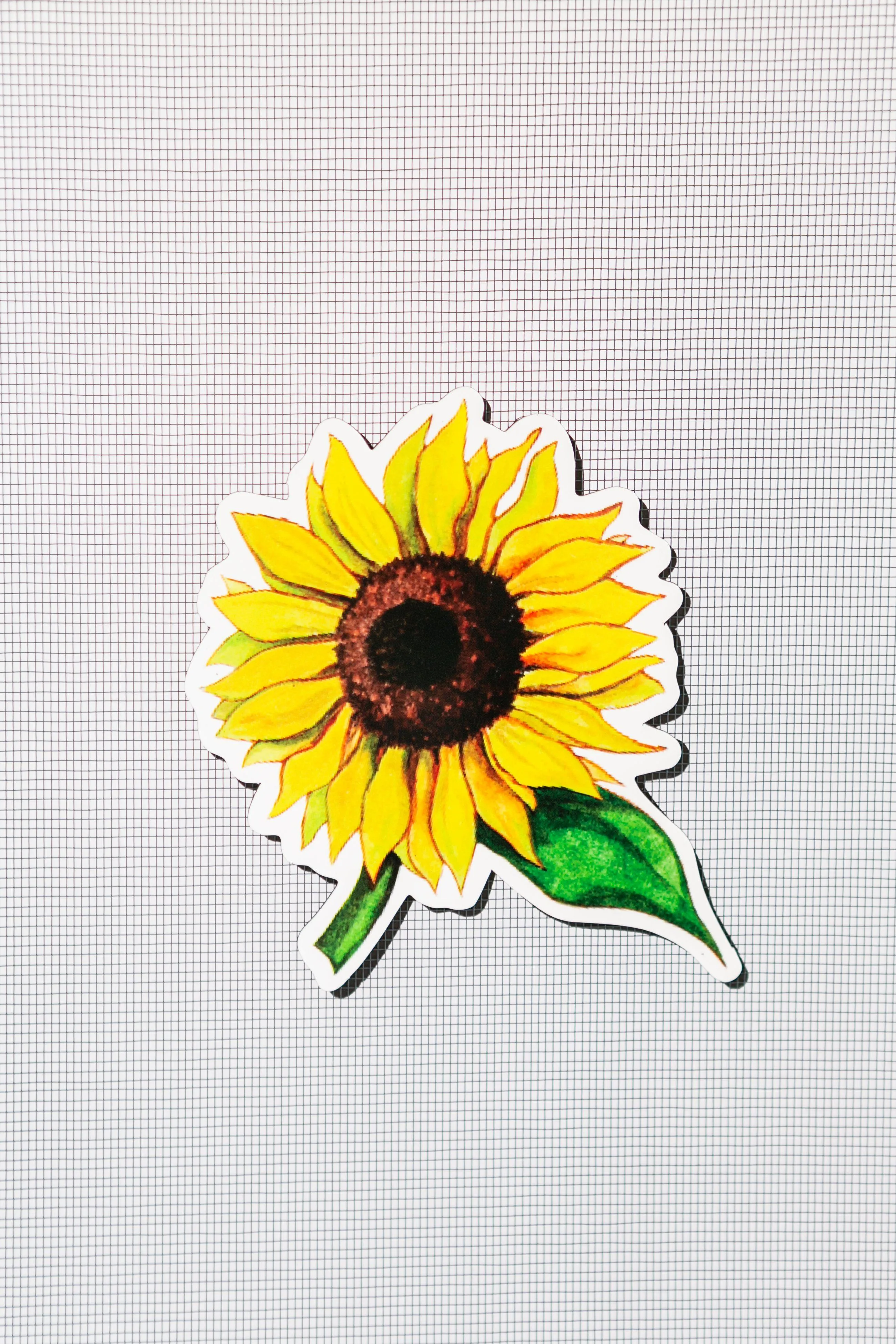 Sunflower Screen Door Saver Magnets (4.75" x 5")