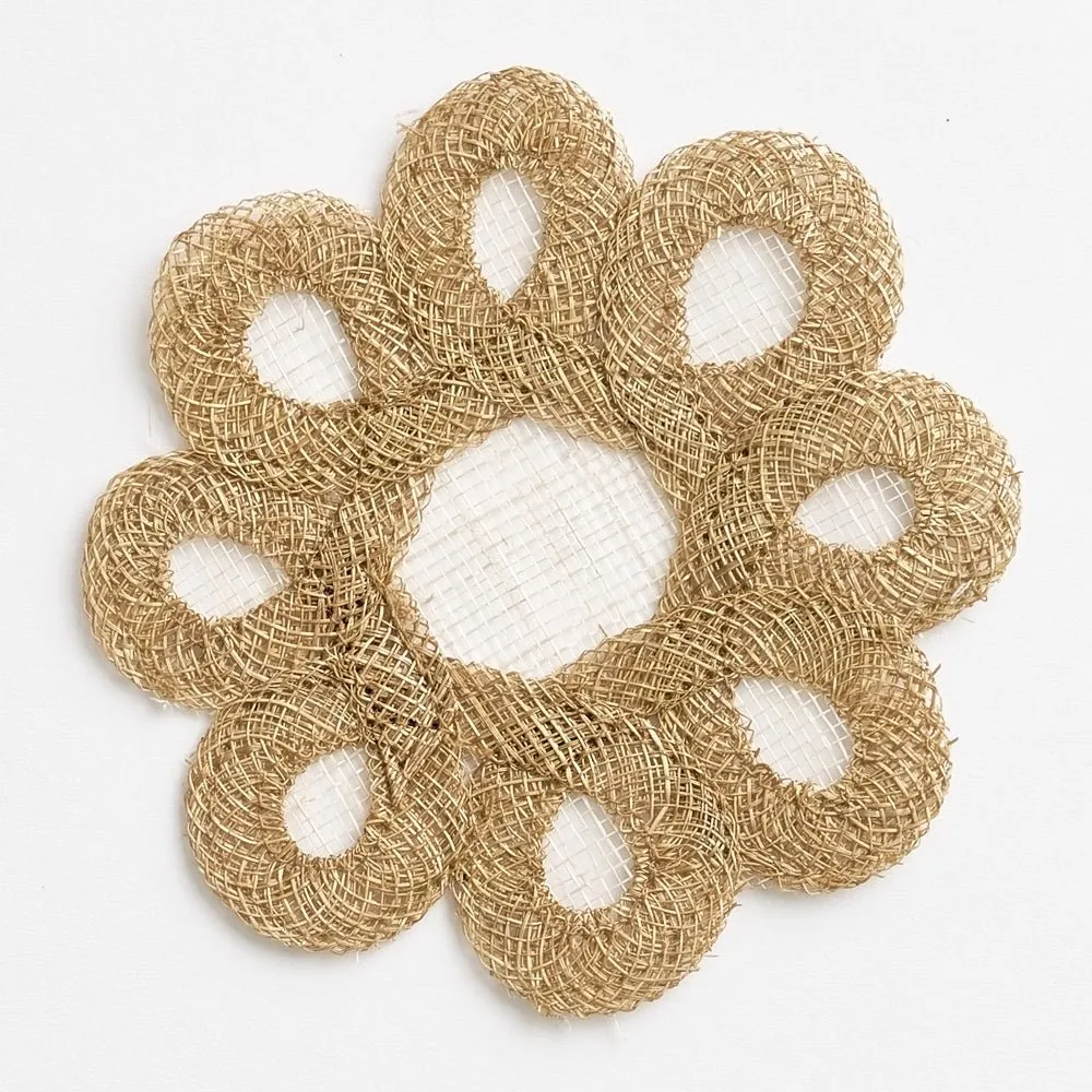 Toast Woven Doodles Coaster | Set of 4