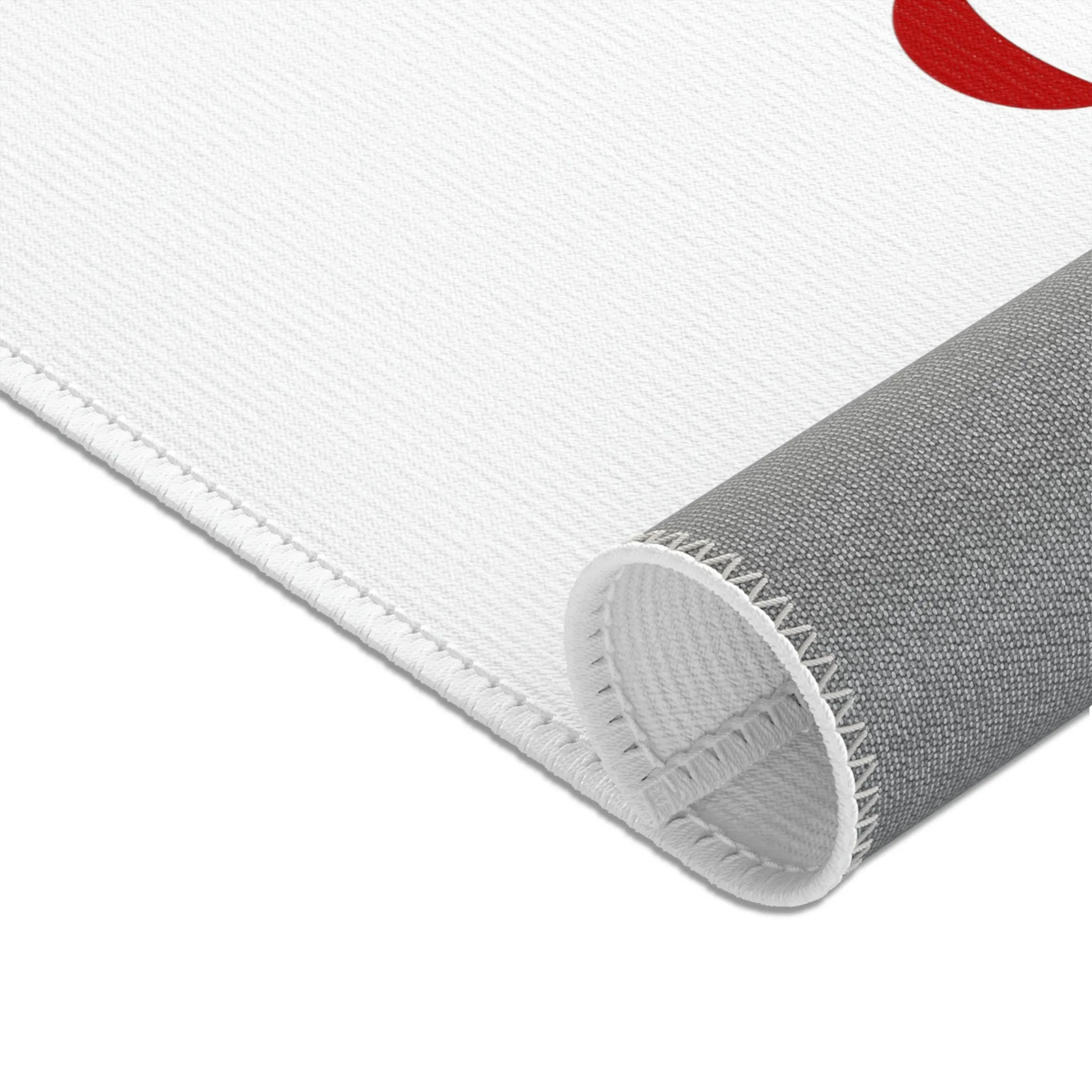 Traditional Red & White Bobber - Area Rugs