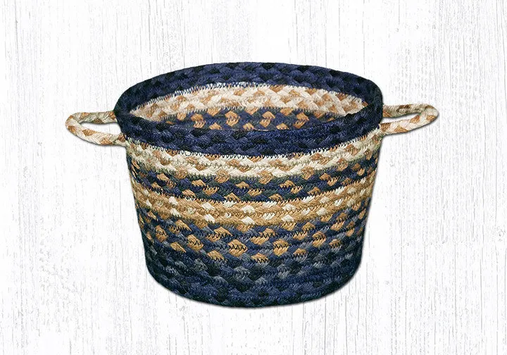 UB-079 Light & Dark Blue/Mustard Utility Baskets