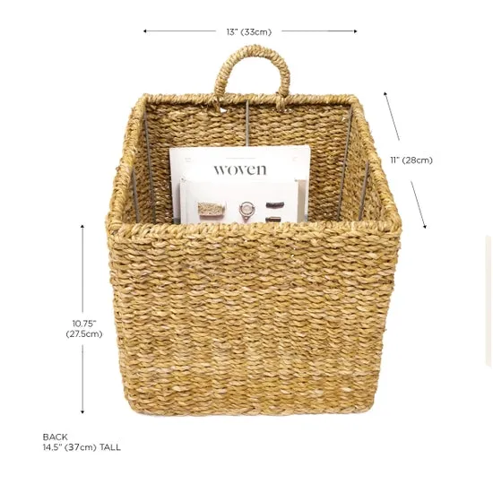Ula Square Basket- Natural