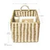 Ula Square Basket- Stripe