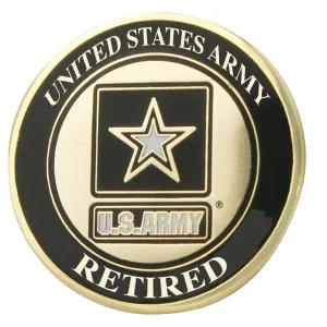 US Army Retired Lapel Pin