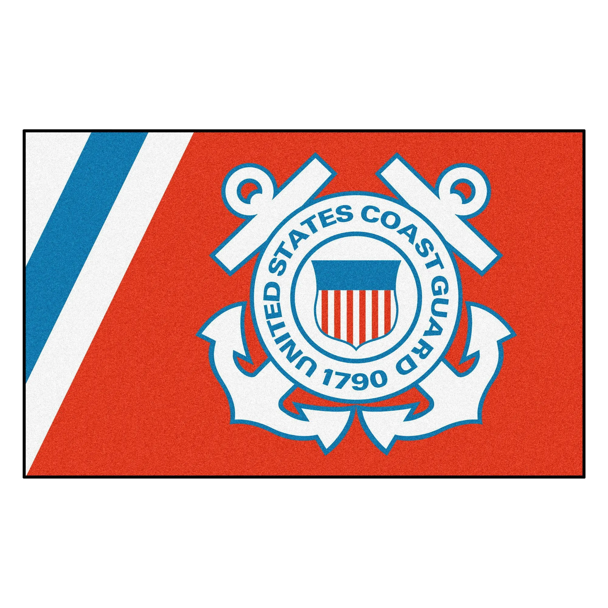 U.S. Coast Guard 5' X 8' Plush Rug*