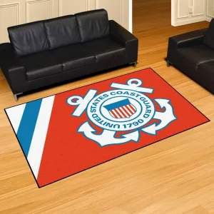 U.S. Coast Guard 5' X 8' Plush Rug*