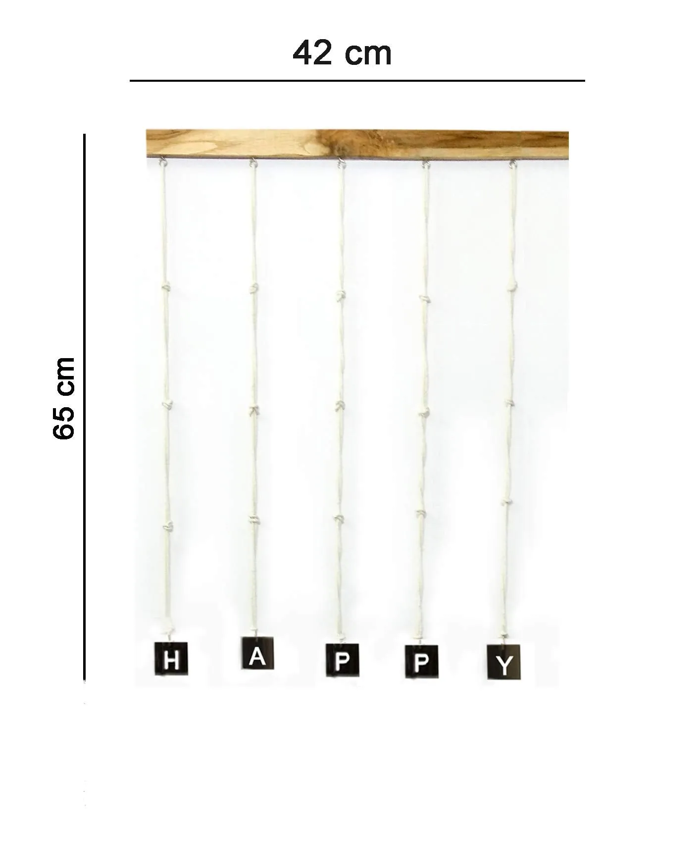 VAH HAPPY Hanging Photo Display Picture Frame Collage Picture Display Organizer with Wood Clips for Wall Decor Hanging Photos Prints and Artwork