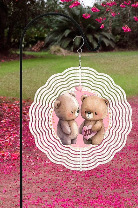 Valentine's Day XO Teddy Bears Wind Spinner
