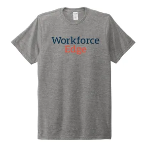 WORKFORCE EDGE -Allmade Unisex Tri-Blend Tee-Aluminum Grey