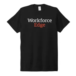WORKFORCE EDGE -Allmade Unisex Tri-Blend Tee-BLACK