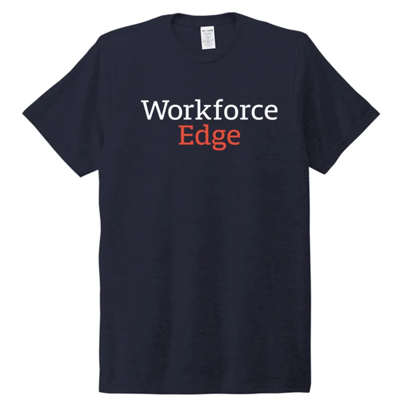 WORKFORCE EDGE -Allmade Unisex Tri-Blend Tee-NAVY